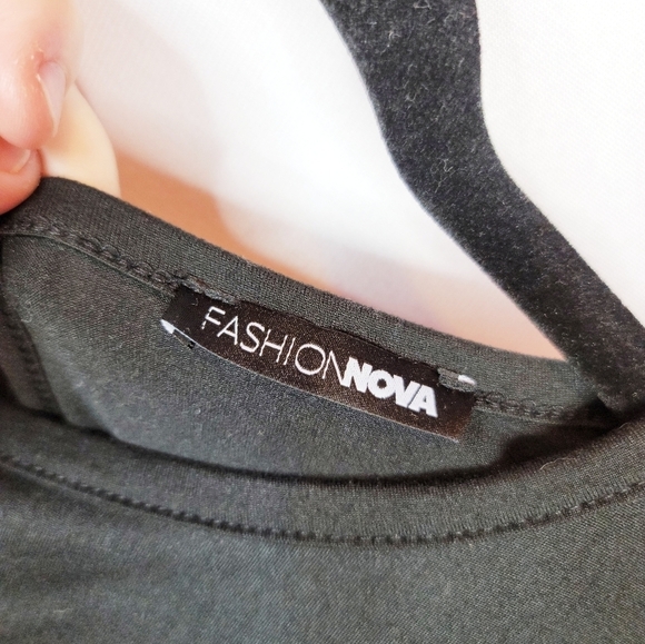 Fashion Nova "Over It" Biker Short Romper - Picture 6 of 7